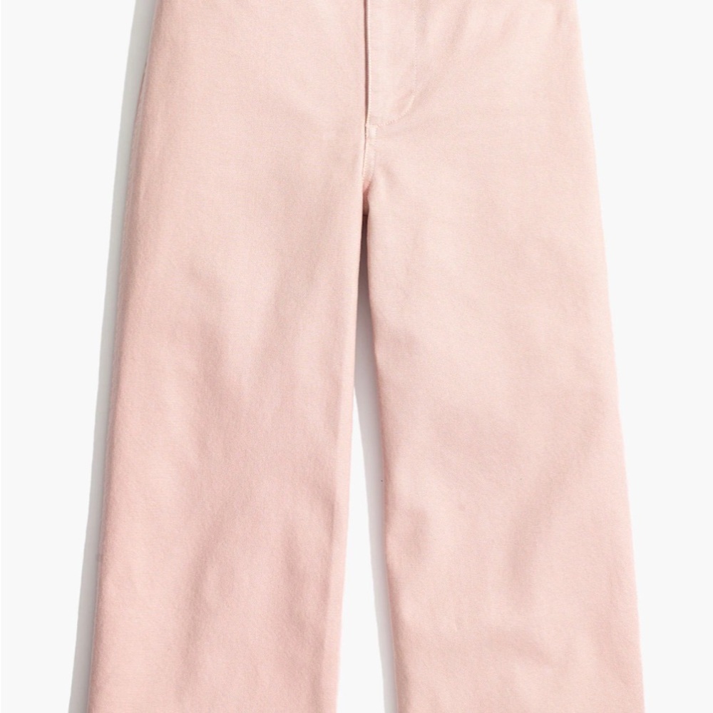 Madewell Emmett Wide Leg Crop Pants in Pink Oyster - size 32